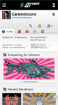 Mobile Screenshot of caramelxcore.deviantart.com