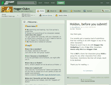 Tablet Screenshot of hogger-club.deviantart.com