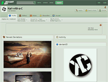 Tablet Screenshot of karl-with-a-c.deviantart.com