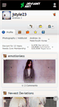 Mobile Screenshot of jstyle23.deviantart.com