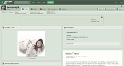 Desktop Screenshot of damned-sp0t.deviantart.com