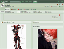 Tablet Screenshot of pantacle.deviantart.com