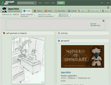 Tablet Screenshot of lapochkin.deviantart.com