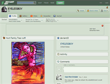 Tablet Screenshot of eyelessboy.deviantart.com