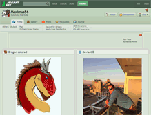 Tablet Screenshot of maximus56.deviantart.com