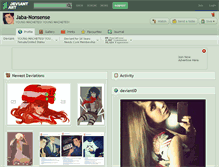 Tablet Screenshot of jaba-nonsense.deviantart.com
