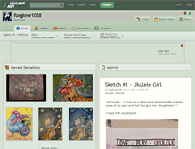 Tablet Screenshot of foxglove1028.deviantart.com