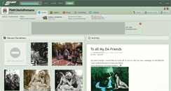 Desktop Screenshot of pietrotelloromano.deviantart.com