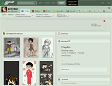 Tablet Screenshot of ehaydon.deviantart.com