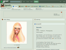 Tablet Screenshot of manso0n.deviantart.com