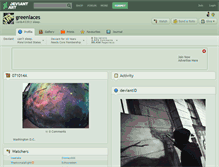 Tablet Screenshot of greenlaces.deviantart.com