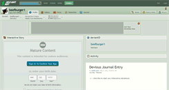 Desktop Screenshot of beefburger1.deviantart.com
