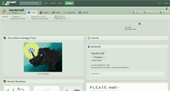 Desktop Screenshot of howlerwolf.deviantart.com