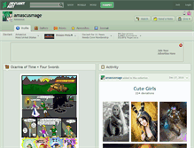 Tablet Screenshot of amascusmage.deviantart.com