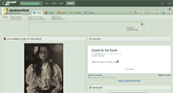 Desktop Screenshot of deadmansfloat.deviantart.com