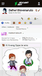 Mobile Screenshot of dafne18lovenaruto.deviantart.com