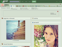 Tablet Screenshot of elalma.deviantart.com