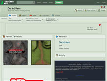 Tablet Screenshot of durinthiam.deviantart.com