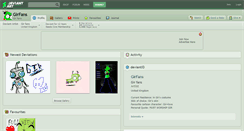 Desktop Screenshot of girfans.deviantart.com