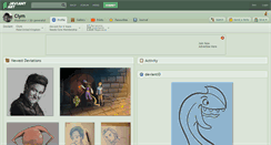 Desktop Screenshot of clym.deviantart.com