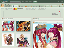 Tablet Screenshot of elyas-kun.deviantart.com