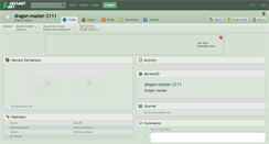 Desktop Screenshot of dragon-master-2111.deviantart.com
