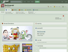 Tablet Screenshot of benzurawski.deviantart.com
