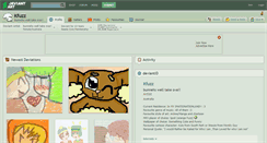 Desktop Screenshot of kfuzz.deviantart.com