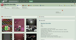 Desktop Screenshot of dig-your-own-hole.deviantart.com