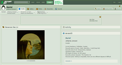 Desktop Screenshot of moriel.deviantart.com