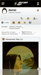 Mobile Screenshot of moriel.deviantart.com