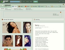 Tablet Screenshot of nanncy4.deviantart.com
