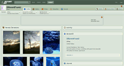 Desktop Screenshot of diferentfromu.deviantart.com