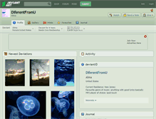 Tablet Screenshot of diferentfromu.deviantart.com
