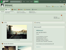 Tablet Screenshot of nihilmorari.deviantart.com