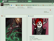 Tablet Screenshot of ernunoob.deviantart.com