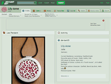 Tablet Screenshot of lily-anne.deviantart.com