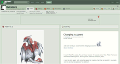 Desktop Screenshot of blainemono.deviantart.com