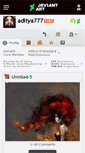Mobile Screenshot of aditya777.deviantart.com