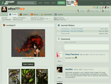 Tablet Screenshot of aditya777.deviantart.com