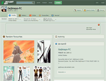 Tablet Screenshot of gejimayo-fc.deviantart.com