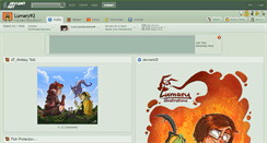 Desktop Screenshot of lumary92.deviantart.com