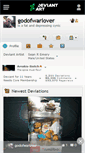 Mobile Screenshot of godofwarlover.deviantart.com