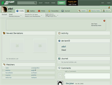 Tablet Screenshot of eitri.deviantart.com
