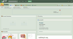 Desktop Screenshot of paulaplz.deviantart.com