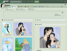 Tablet Screenshot of gohana.deviantart.com