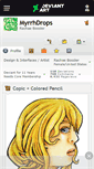 Mobile Screenshot of myrrhdrops.deviantart.com