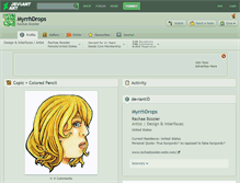 Tablet Screenshot of myrrhdrops.deviantart.com