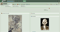 Desktop Screenshot of darkdeli.deviantart.com