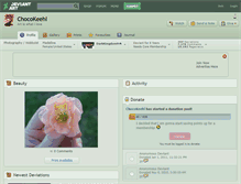 Tablet Screenshot of chocokeehl.deviantart.com